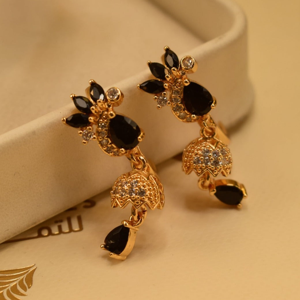 Elegant Design Gold Plated Earrings For Girls/women