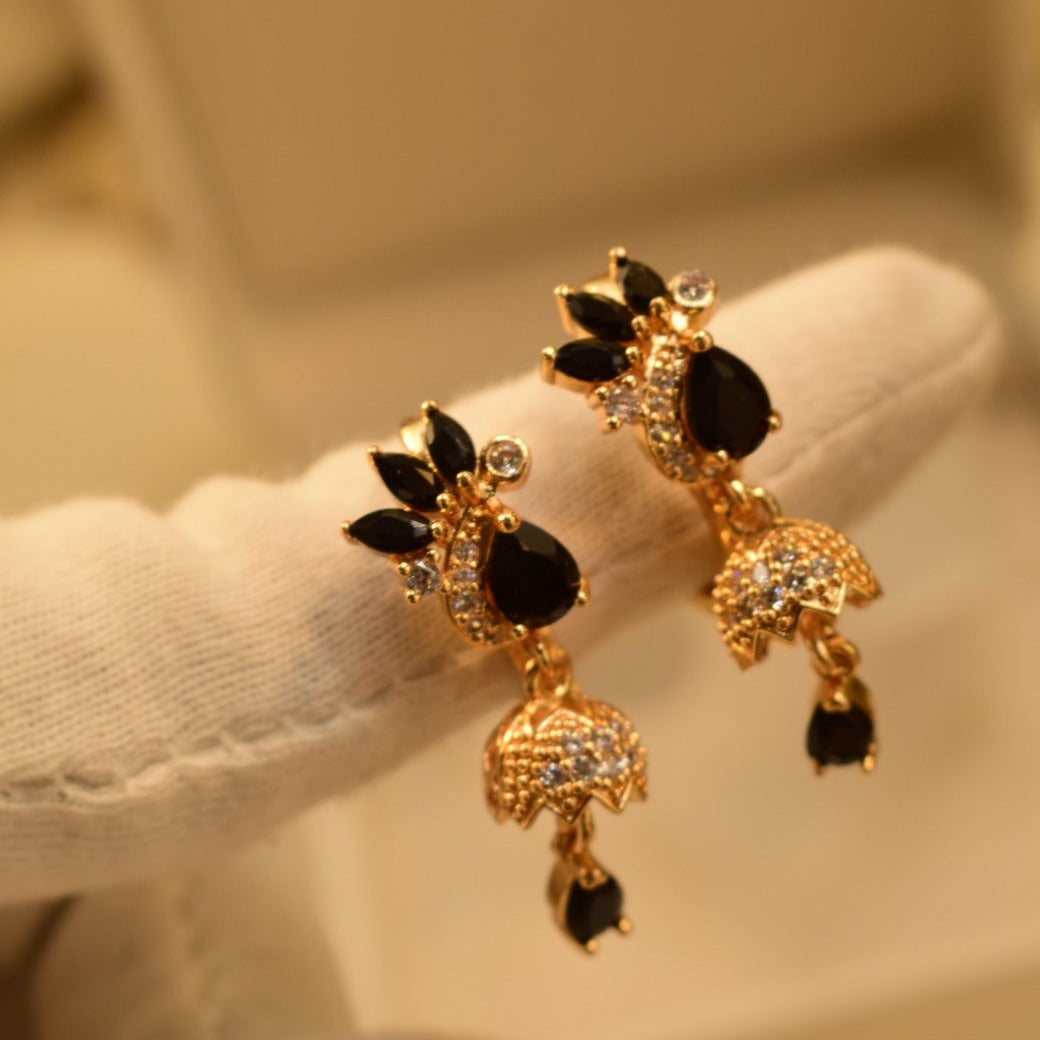 Elegant Design Gold Plated Earrings For Girls/women