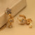 Elegant Design Gold Plated Earrings For Girls/women