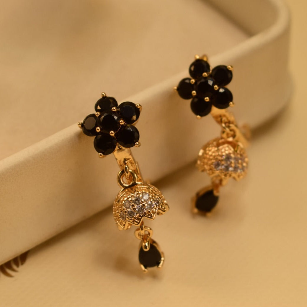 Elegant Design Gold Plated Earrings For Girls/women