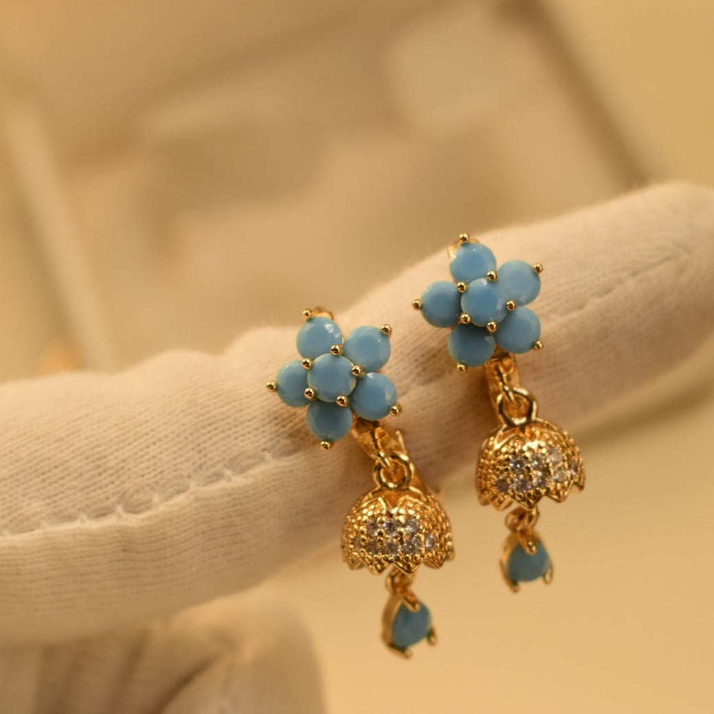 Elegant Design Gold Plated Earrings For Girls/women