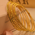 18k micro plated bangles set for Girls/Women