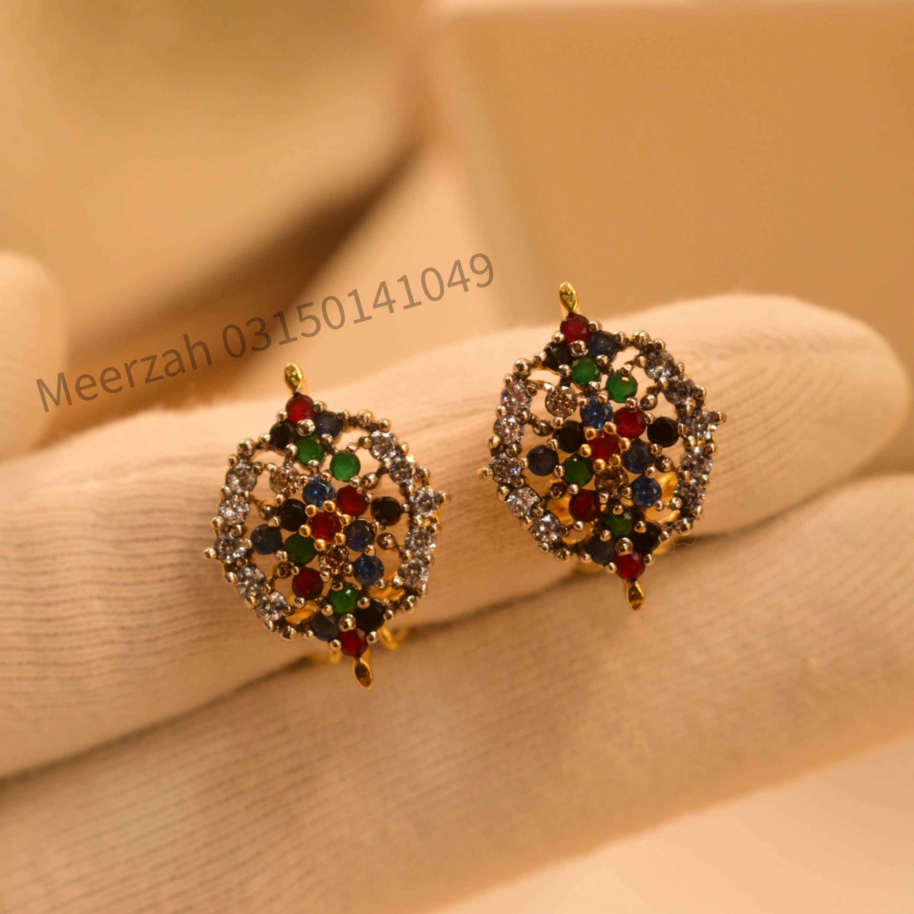 Glamorous Elegant Design Real Stones Earrings For Girls/women