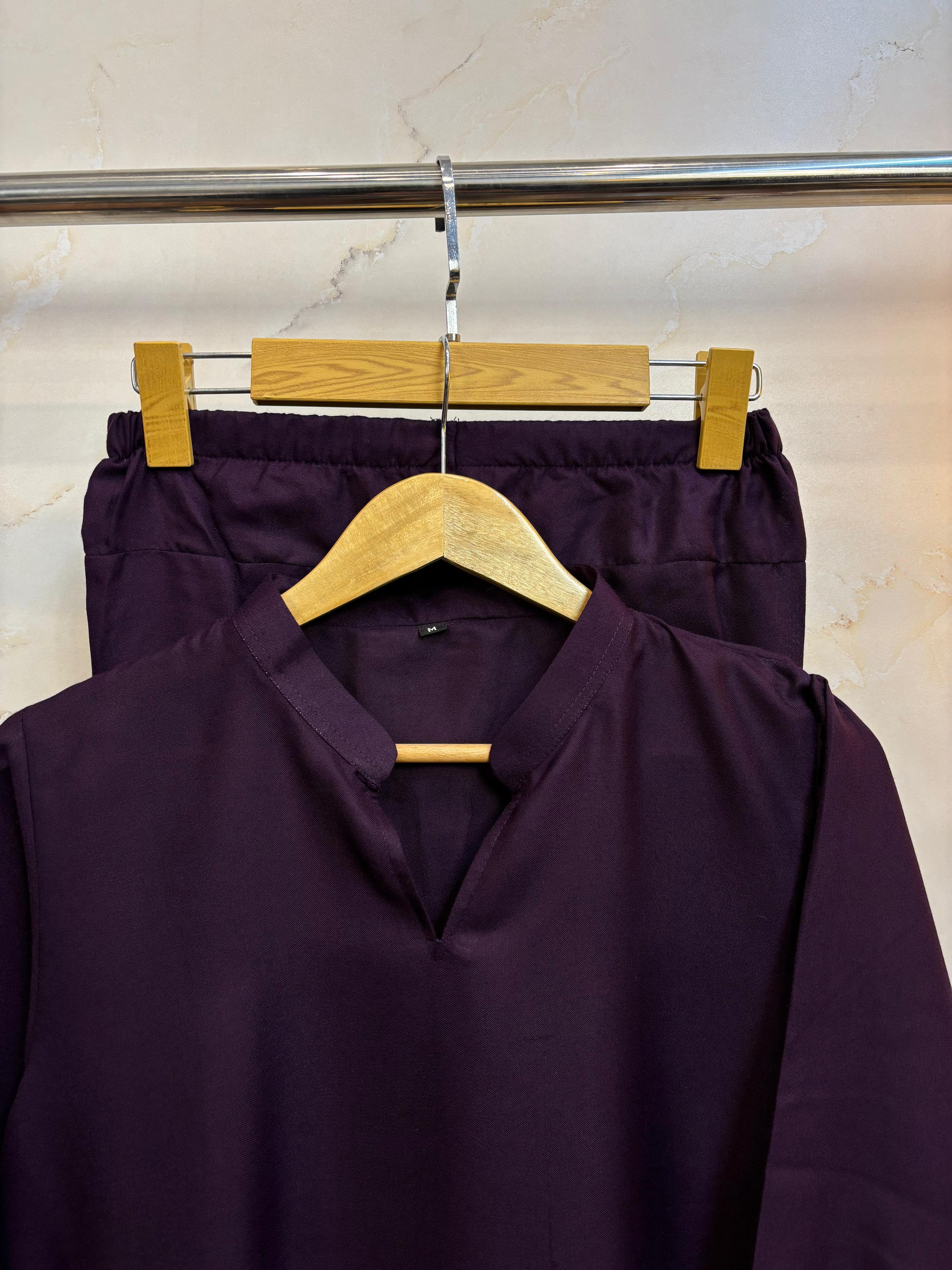 Plum Tunic Tail Co-ord Set