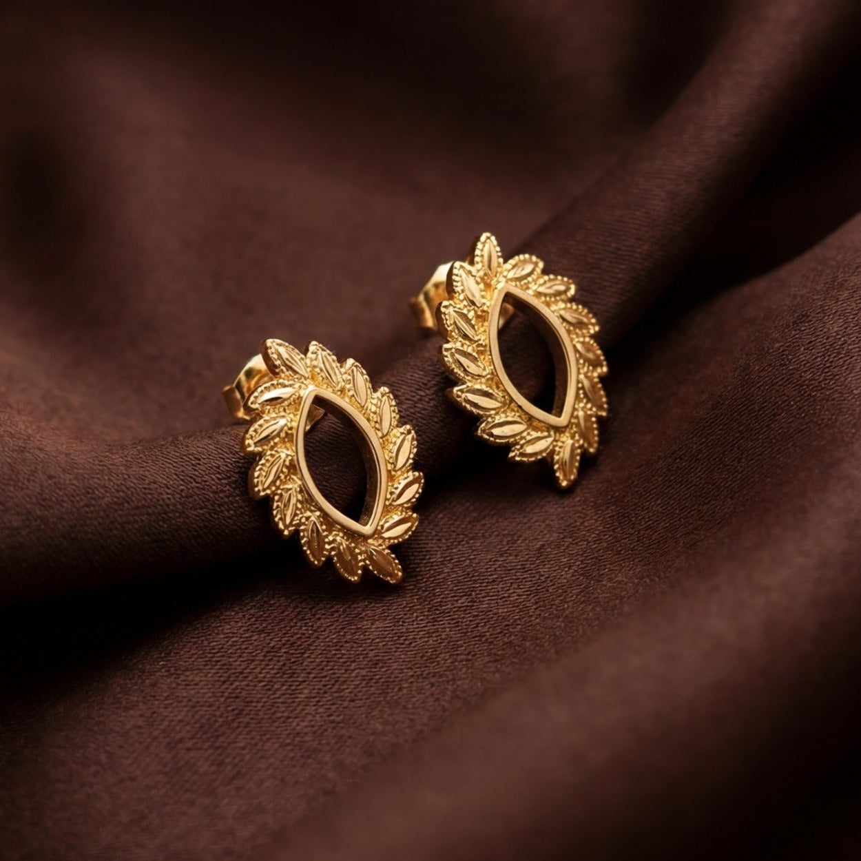 Stylish Unique Design Gold Plated Earrings For Girls/women