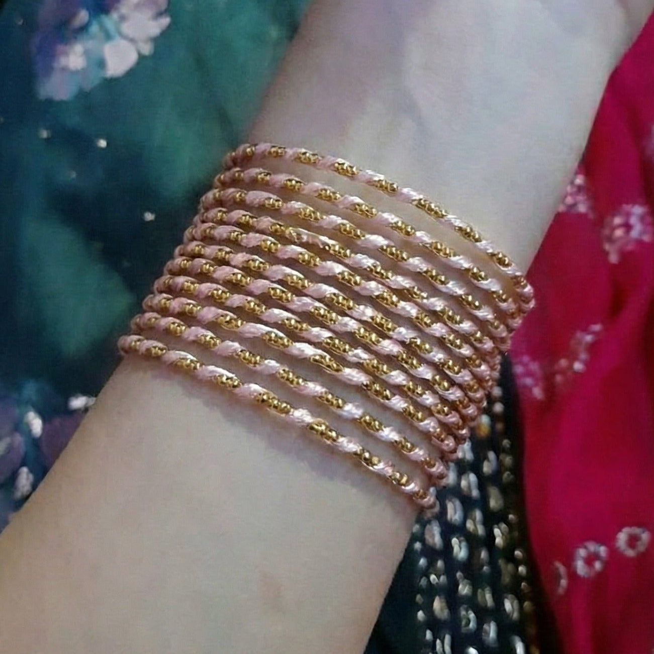 Glamorous Unique Design 12pc Bangle Set for Girls/Women