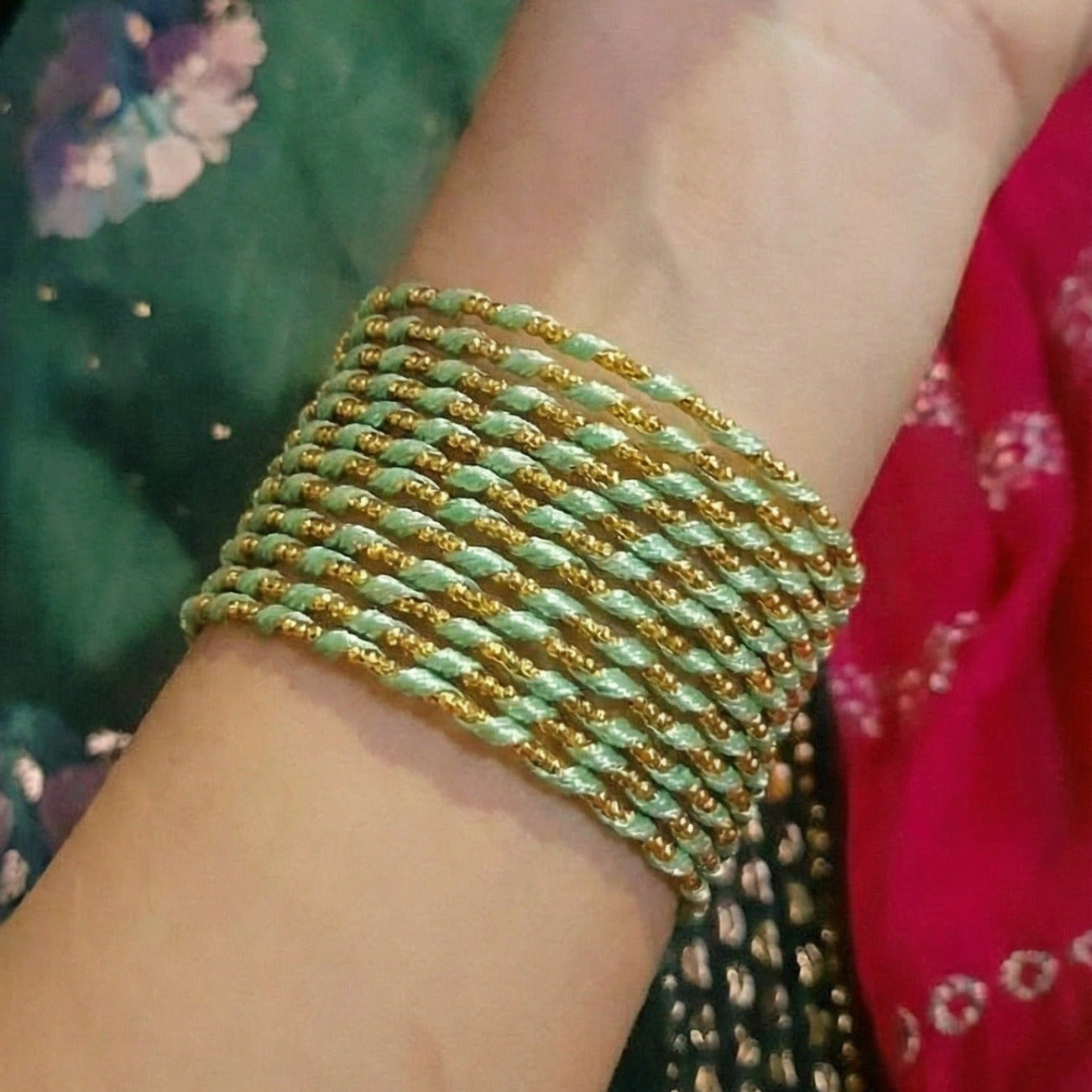 Glamorous Unique Design 12pc Bangle Set for Girls/Women