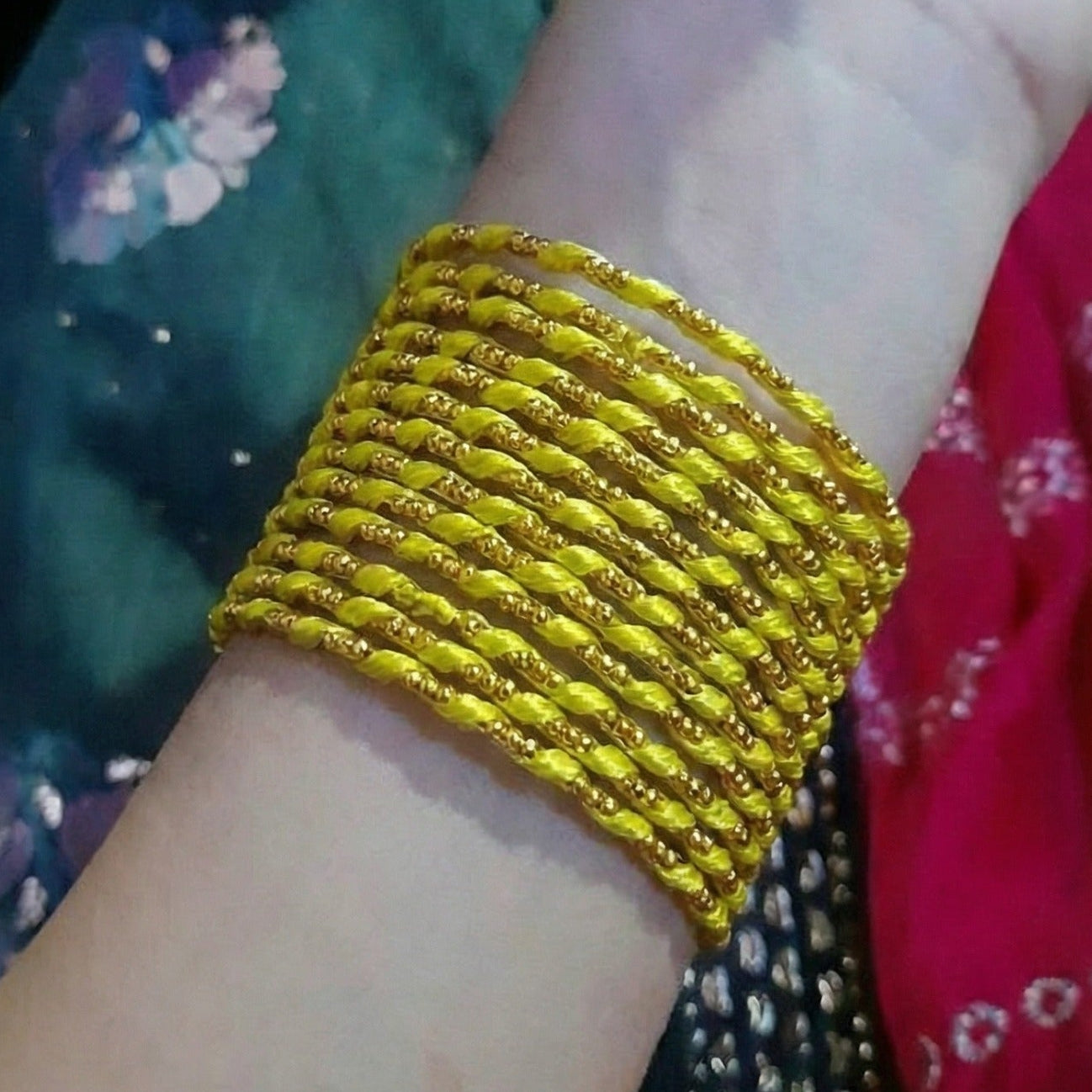 Glamorous Unique Design 12pc Bangle Set for Girls/Women