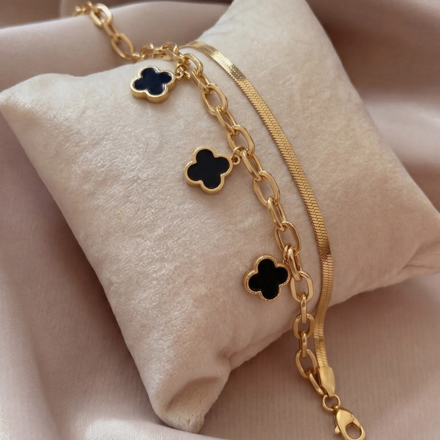 Dazzling Unique Design Gold Plated Bracelet for Girls/Women