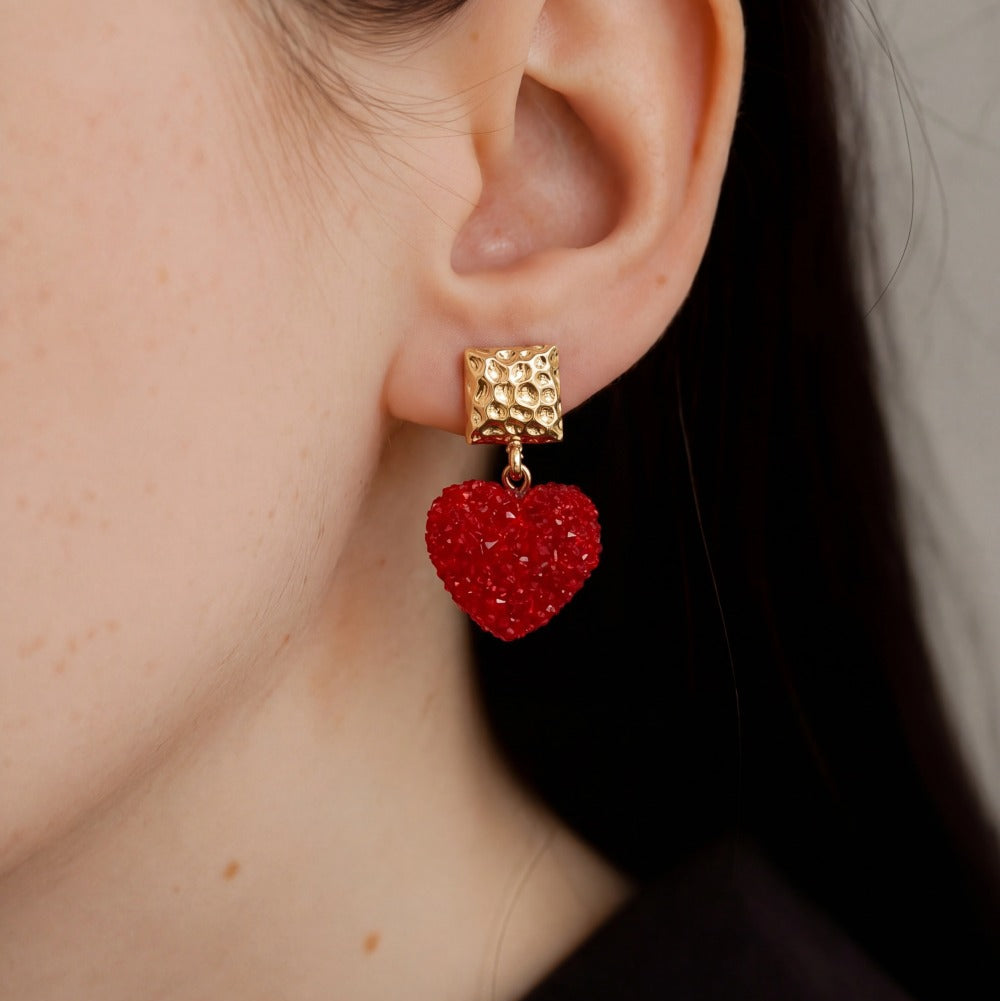 Sparkling Unique Design Gold Plated Earrings For Girls/women