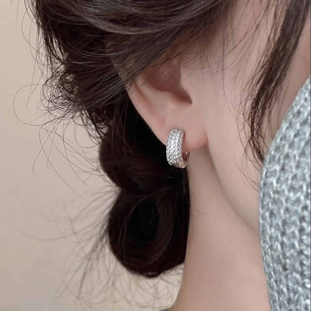 Charming Unique Design Crystal Stones Earrings For Girls/women