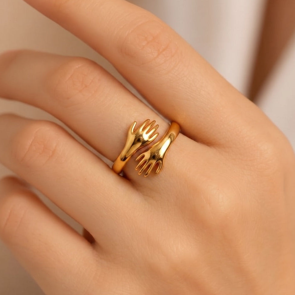 Stylish Unique Design Gold Plated Ring For Girls/Women