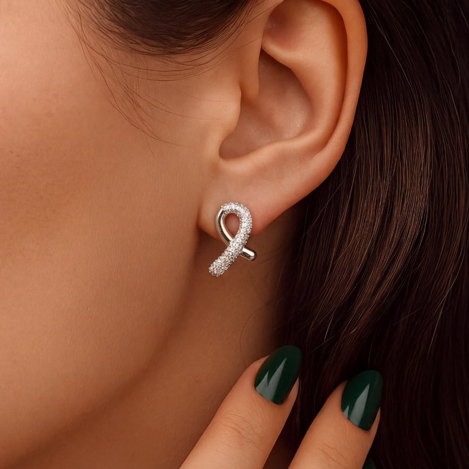 Beautiful Unique Design Crystal Stones Earrings For Girls/women