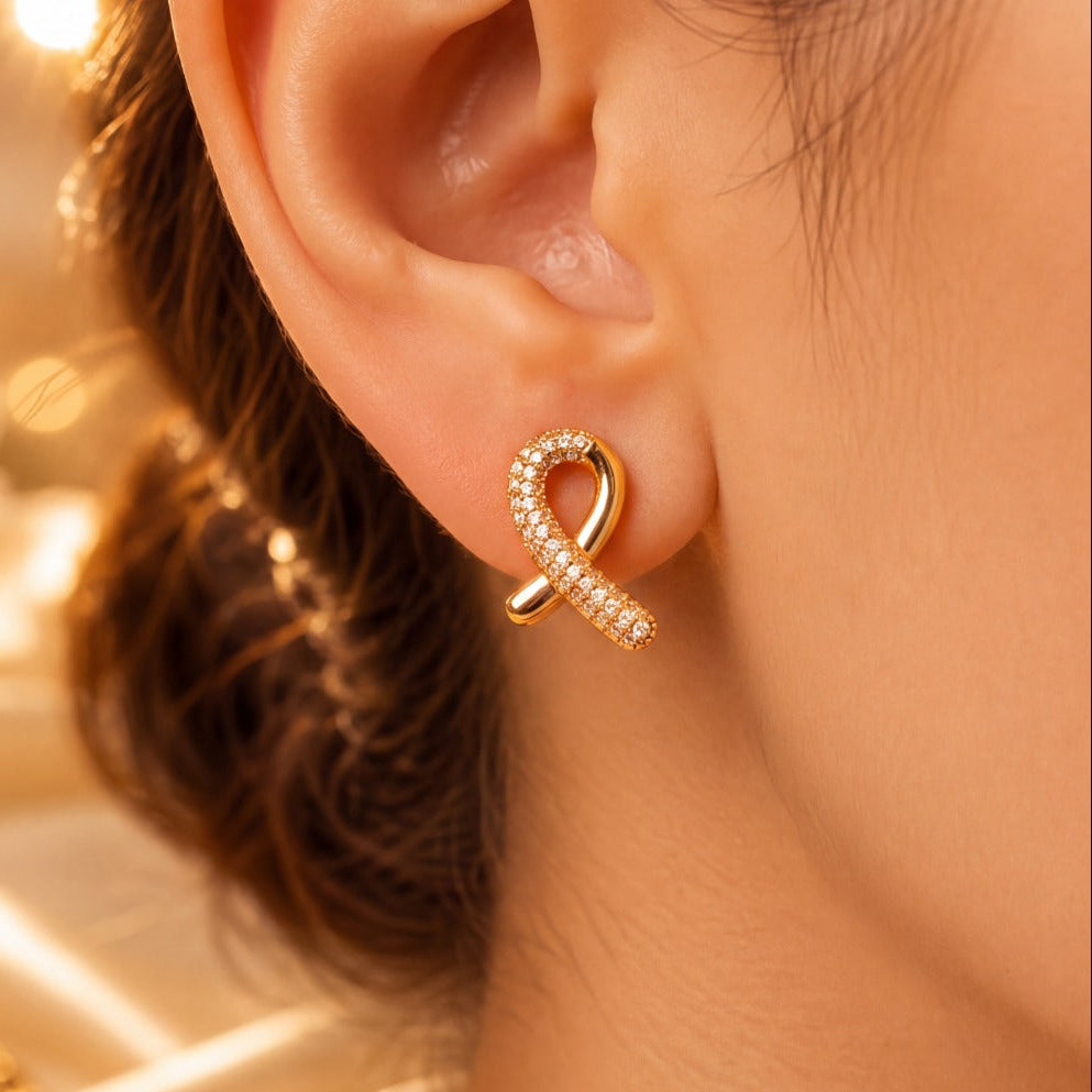Beautiful Unique Design Crystal Stones Earrings For Girls/women