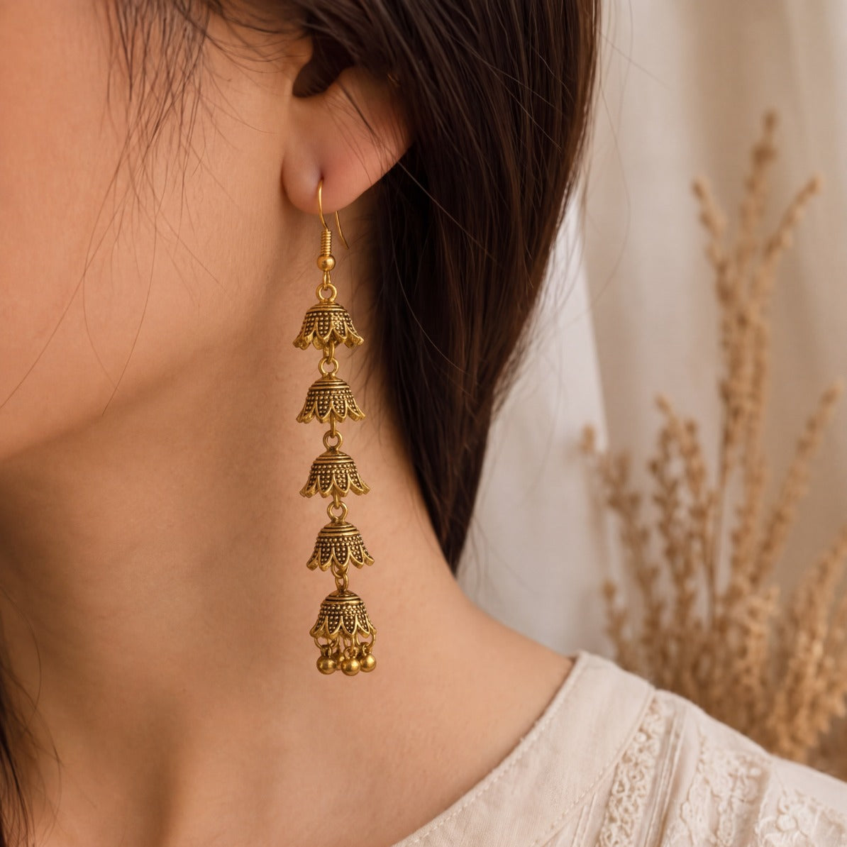Dazzling Unique Design Long Earrings For Girls/women
