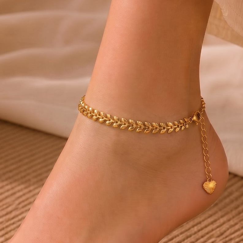Luminous Unique Design Chain Anklet for Girls/Women