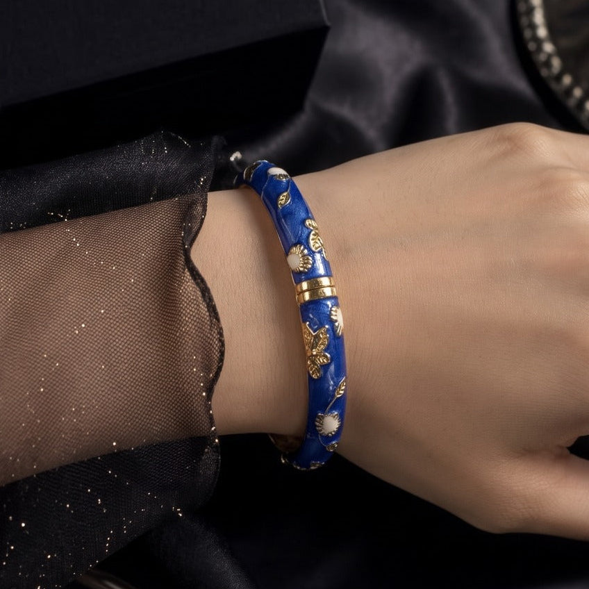 Stylish Unique Design Gold Plated Bangle for Girls/Women