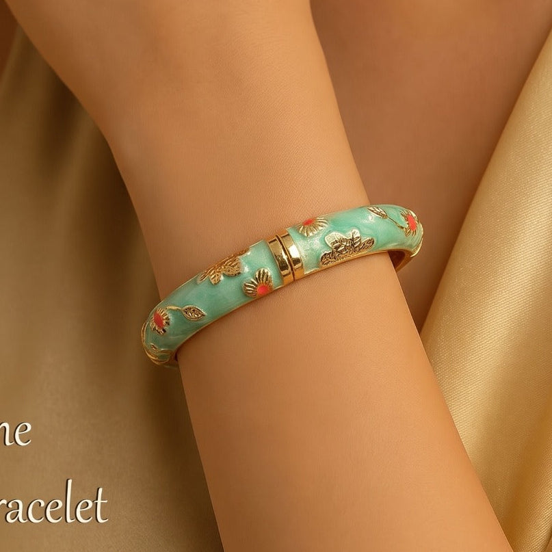Stylish Unique Design Gold Plated Bangle for Girls/Women