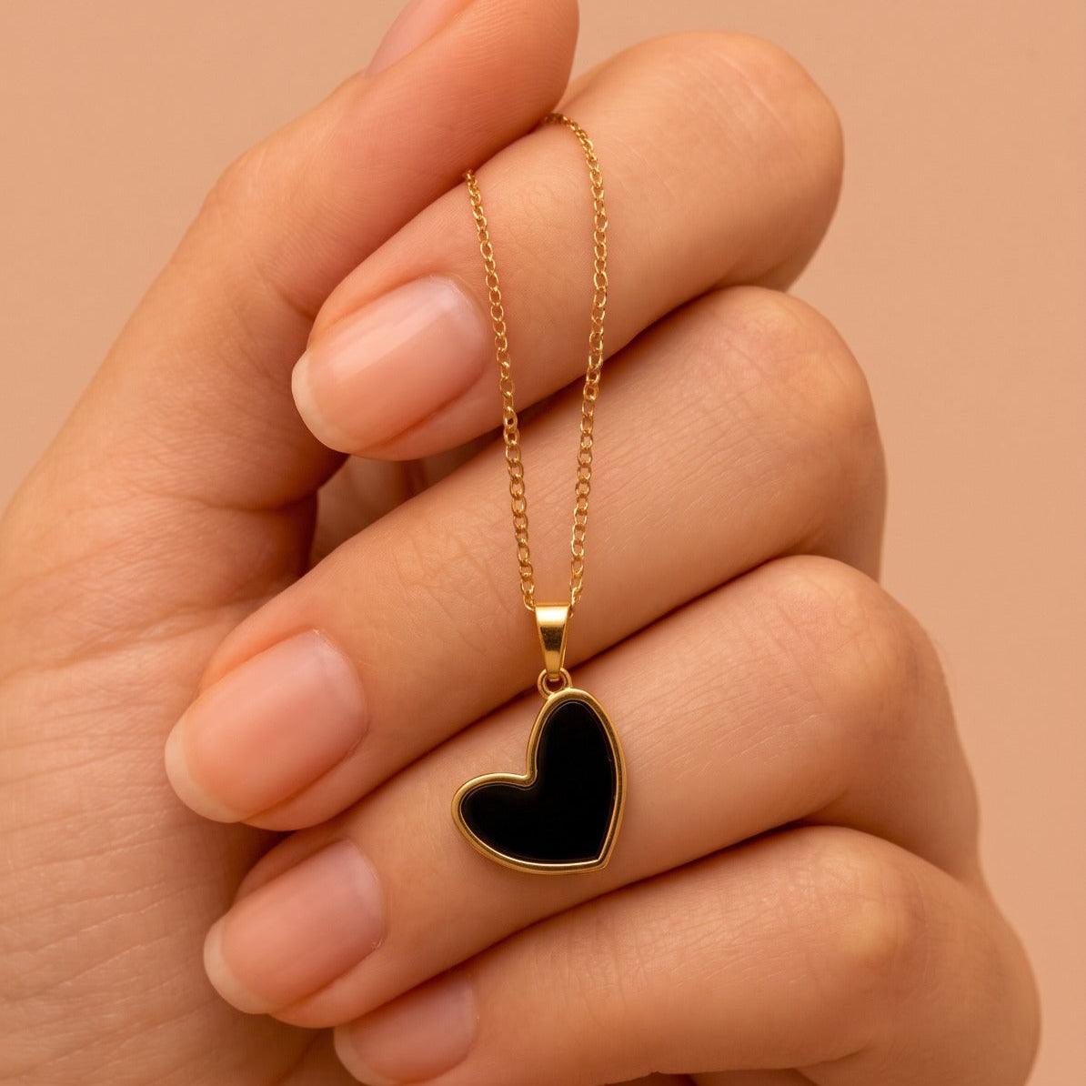 Luxury Heart Design Gold Plated Pendant for Girls/Women