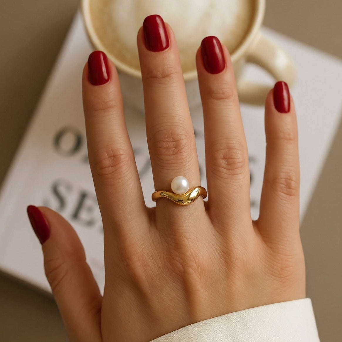 Luxury  Design Gold Plated Ring For Girls/Women