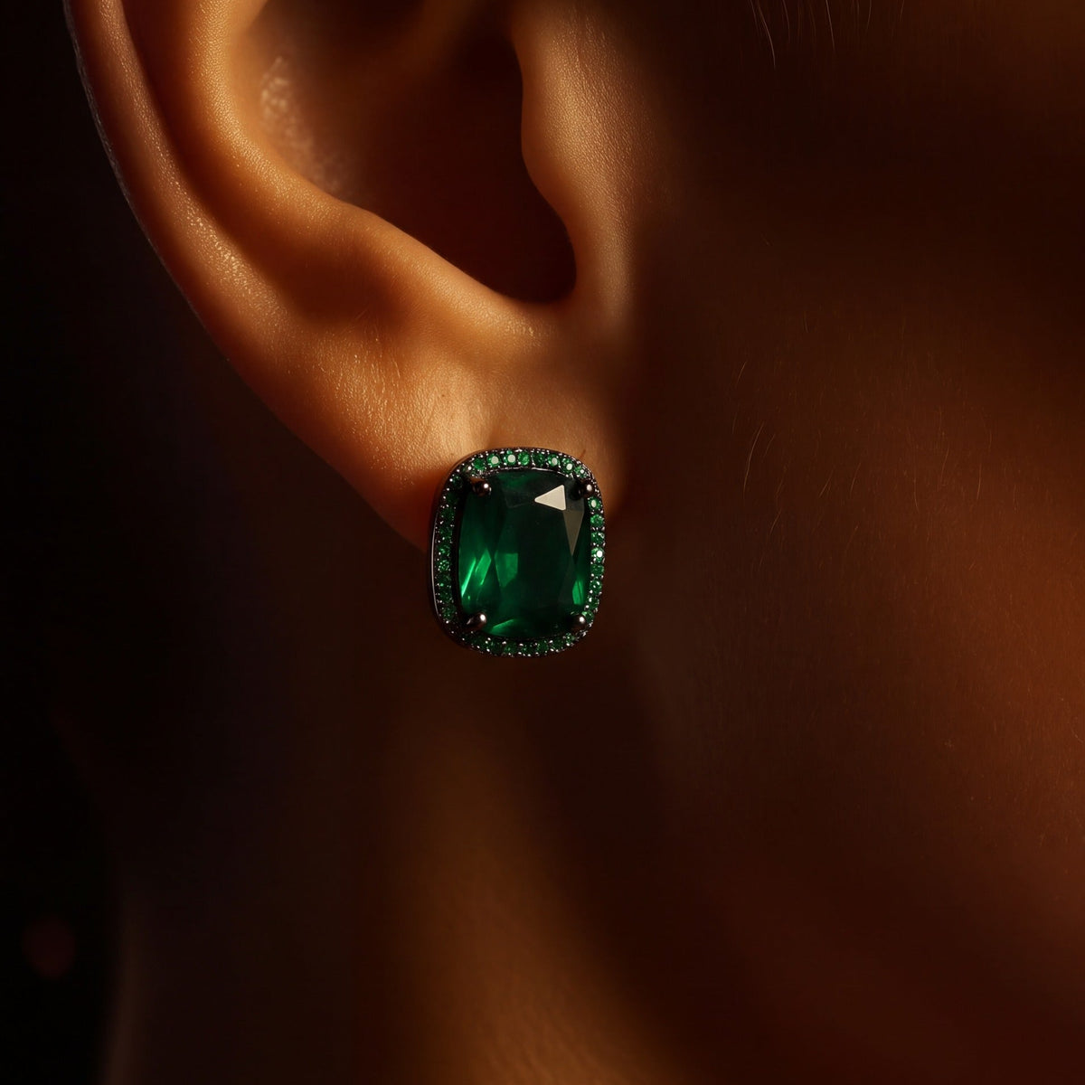 Elegant Design Silver Plated Crystal Stones Earrings For Girls/Women
