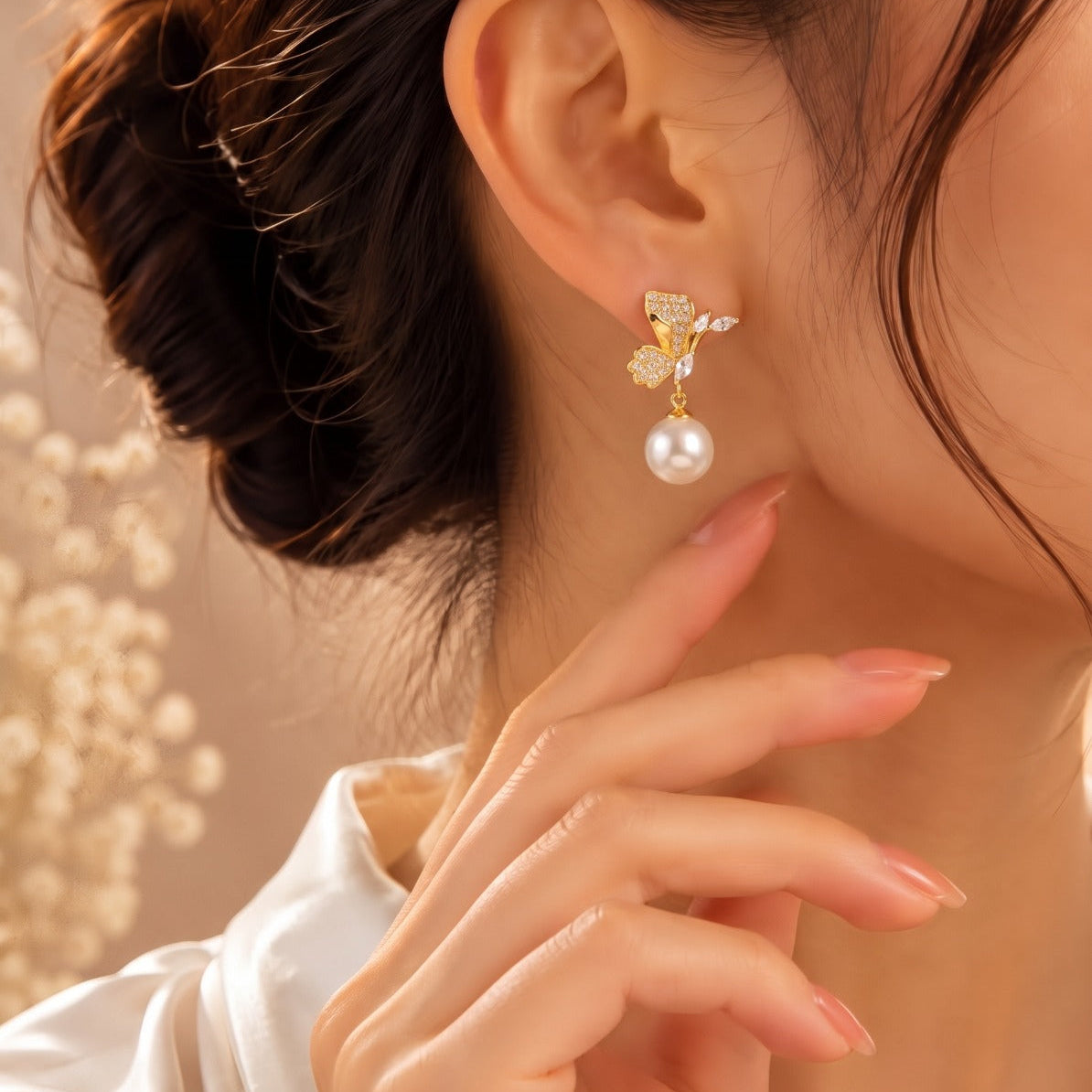 Charming Unique Design Crystal Stones Earrings For Girls/Women