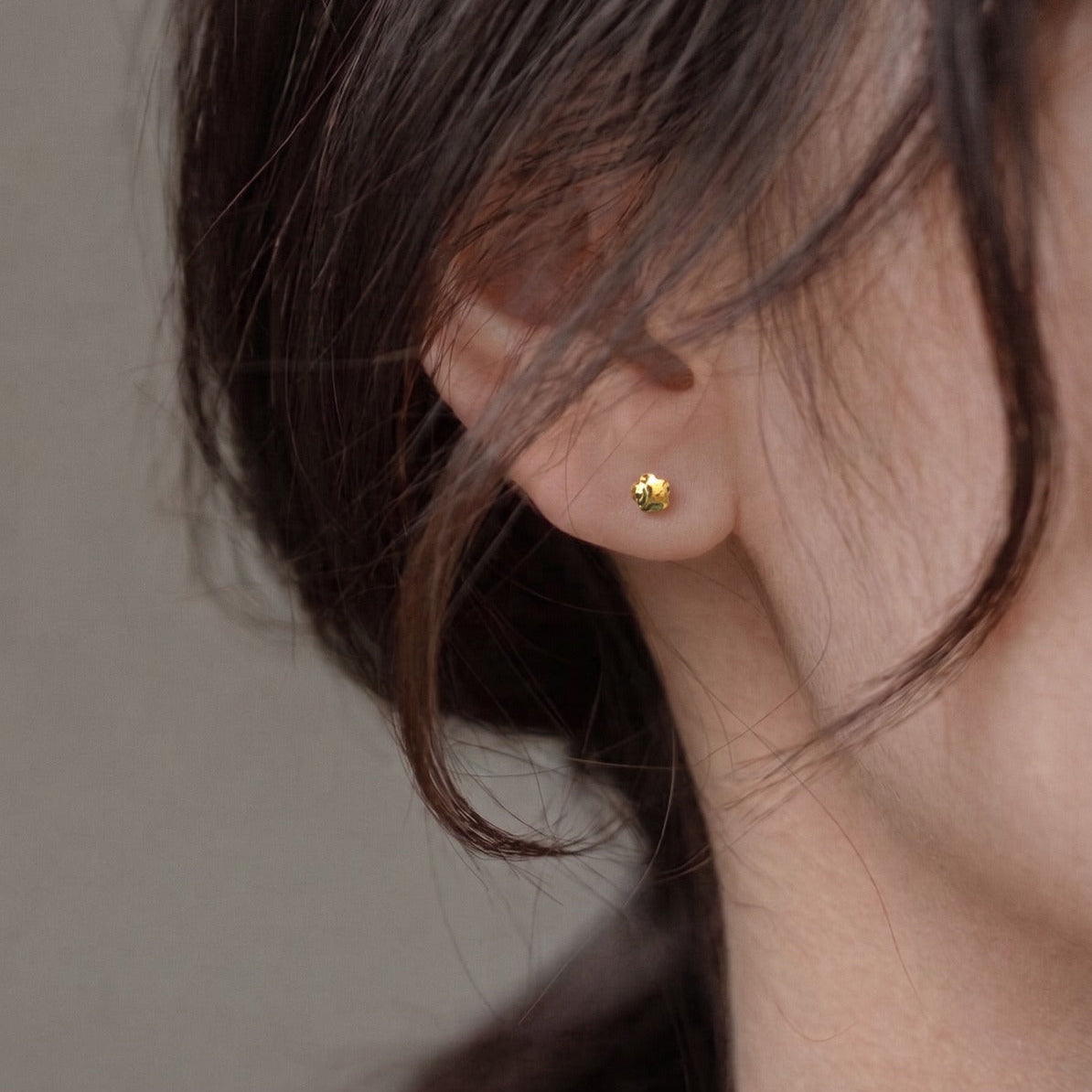 Luxury Unique Design Gold Plated Earring For Girls/women