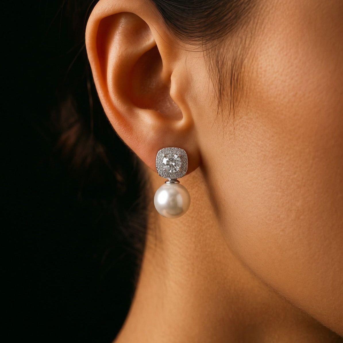 Gorgeous Unique Design Crystal Stones Earrings For Girls/women