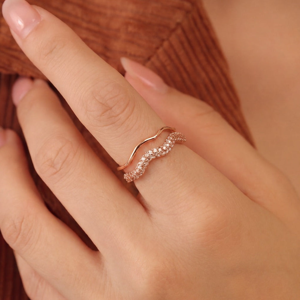 Fancy Unique Design Crystal Stones Ring For Girls/Women