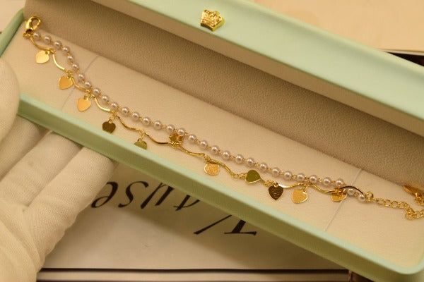 Fancy Golden Anklet for Girls/Women