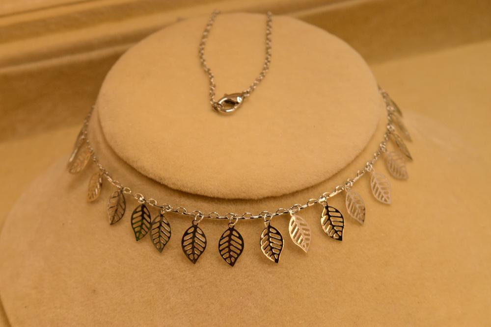 Luminous Fancy Leaf Design Long Chain for Girls/Women