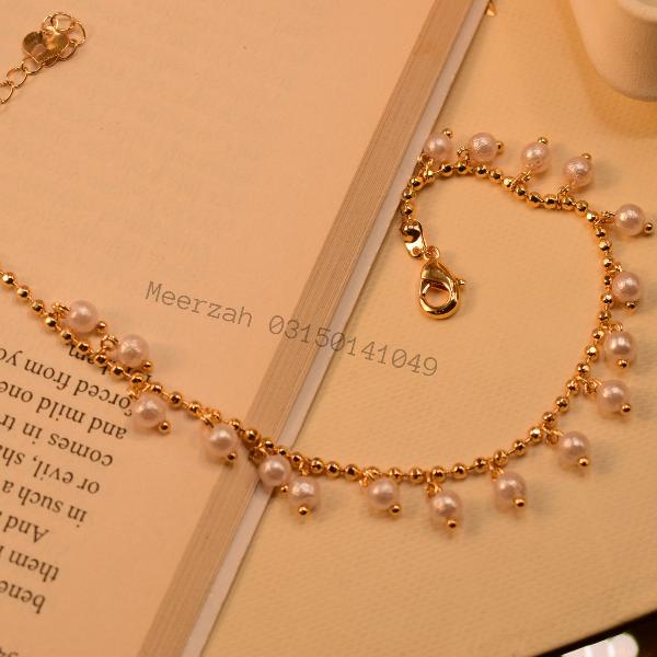 Gorgeous Design Gold Plated Anklet for Girls/Women