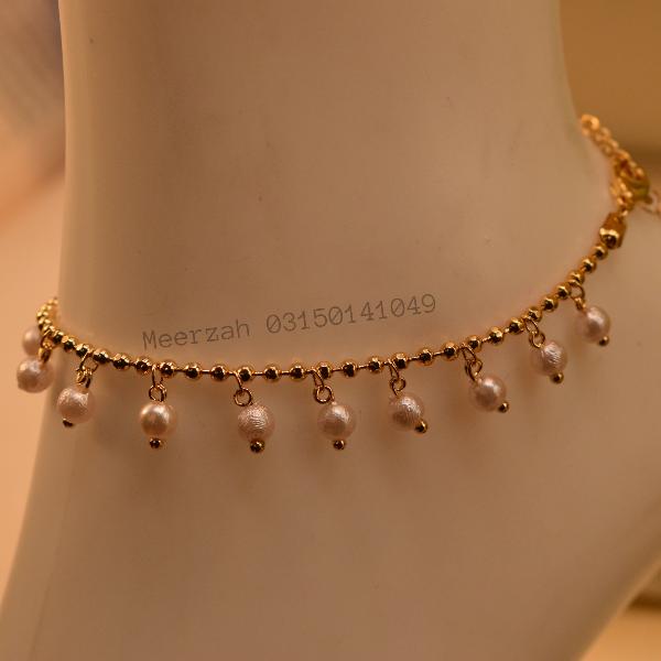 Gorgeous Design Gold Plated Anklet for Girls/Women