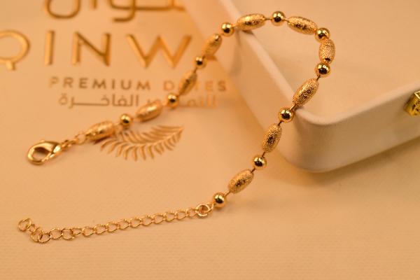 Luminous Unique Design Gold Plated Anklet for Girls/Women