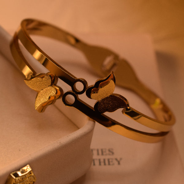 Fancy Unique Design Gold Plated Bracelet for Girls/Women