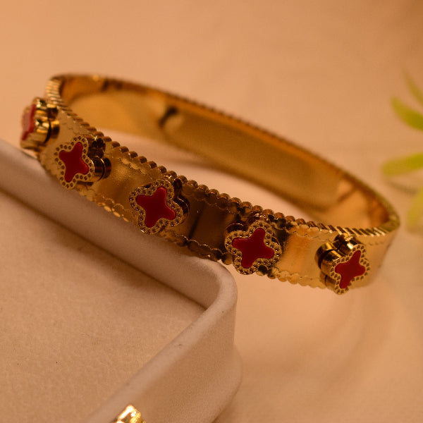 Sparkling Design Gold Plated Crystal Stones Bracelet for Girls/Women