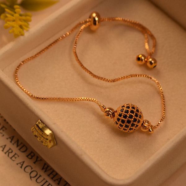 Luminous Design Gold Plated Crystal Stones Bracelet for Girls/Women