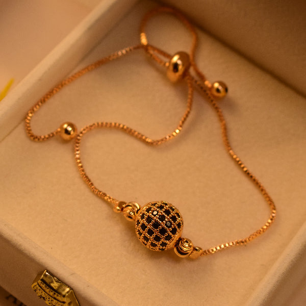 Luminous Design Gold Plated Crystal Stones Bracelet for Girls/Women