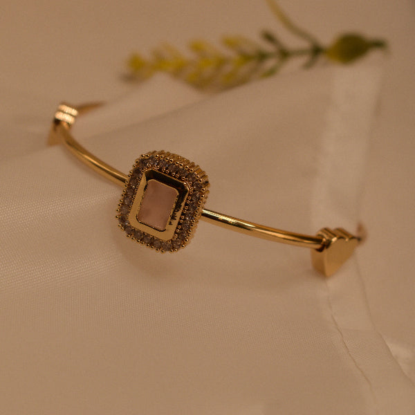 Gorgeous Unique Design Gold Plated Crystal Stones Bracelet for Kids