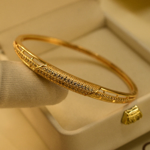 Luxury Unique Design Gold Plated Crystal Stones Bracelet for Girls/Women