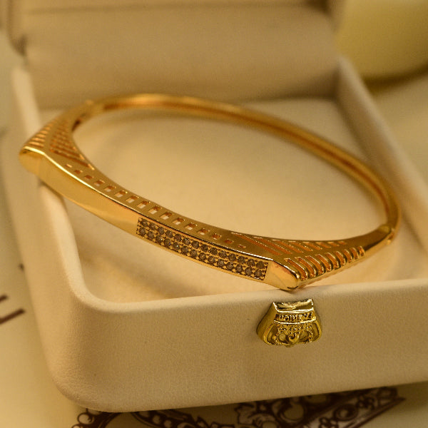 Sparkling Unique Design Gold Plated Crystal Stones Bracelet for Girls/Women