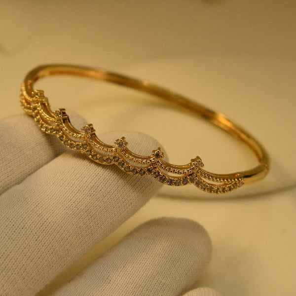 Charming Unique Design Gold Plated Crystal Stones Bracelet for Girls/Women