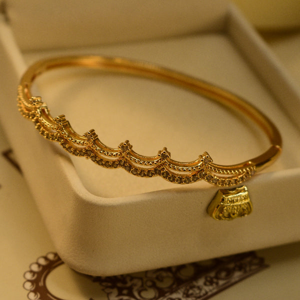 Charming Unique Design Gold Plated Crystal Stones Bracelet for Girls/Women