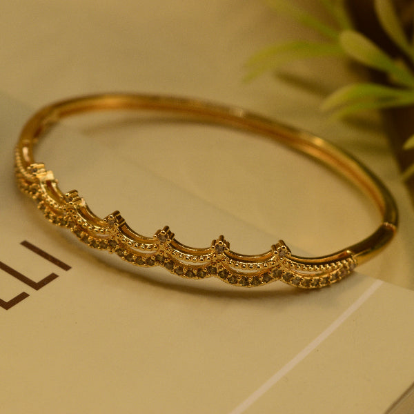 Charming Unique Design Gold Plated Crystal Stones Bracelet for Girls/Women