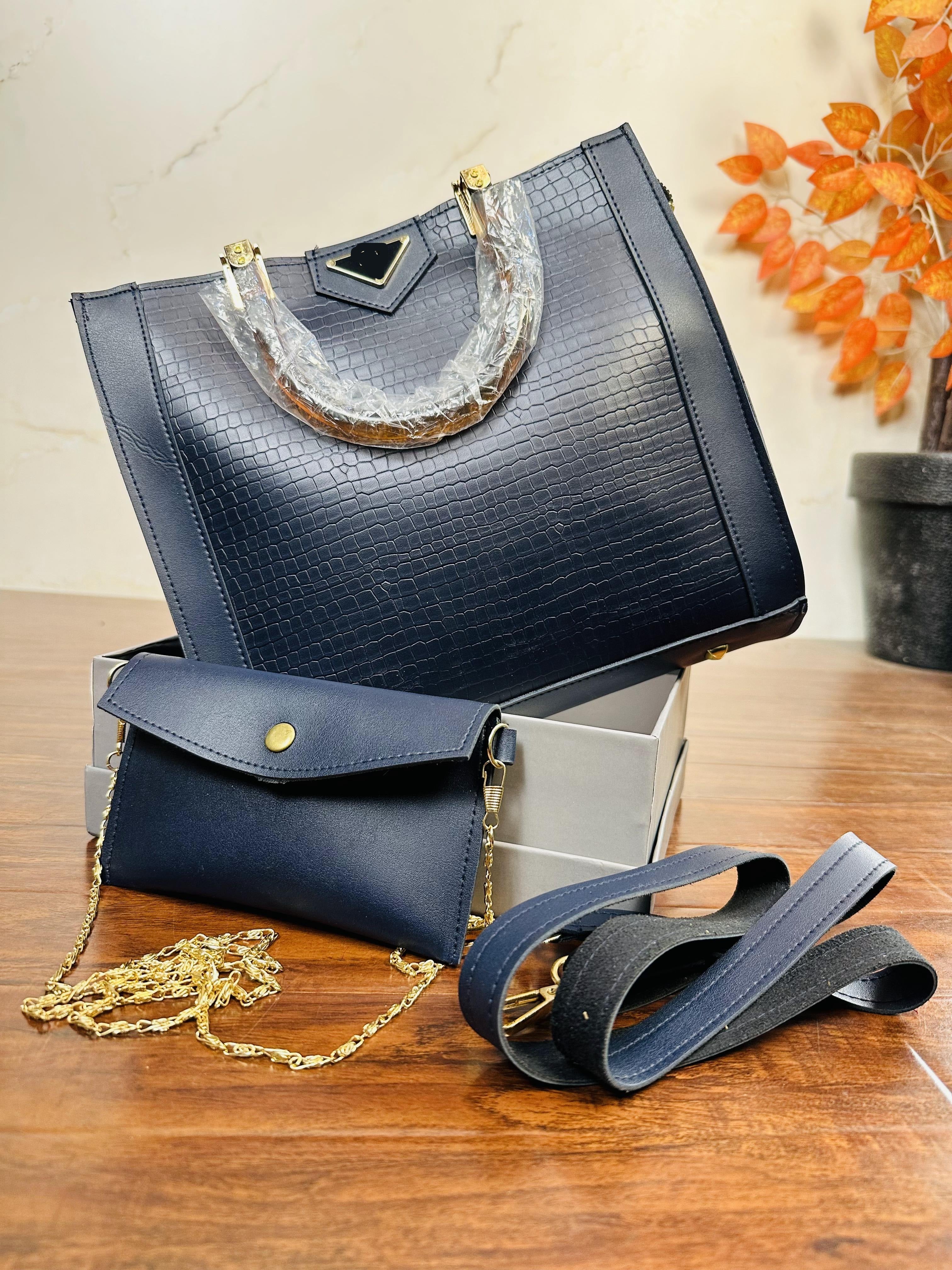 Beautiful Blue Color Handbag For Girls/Women