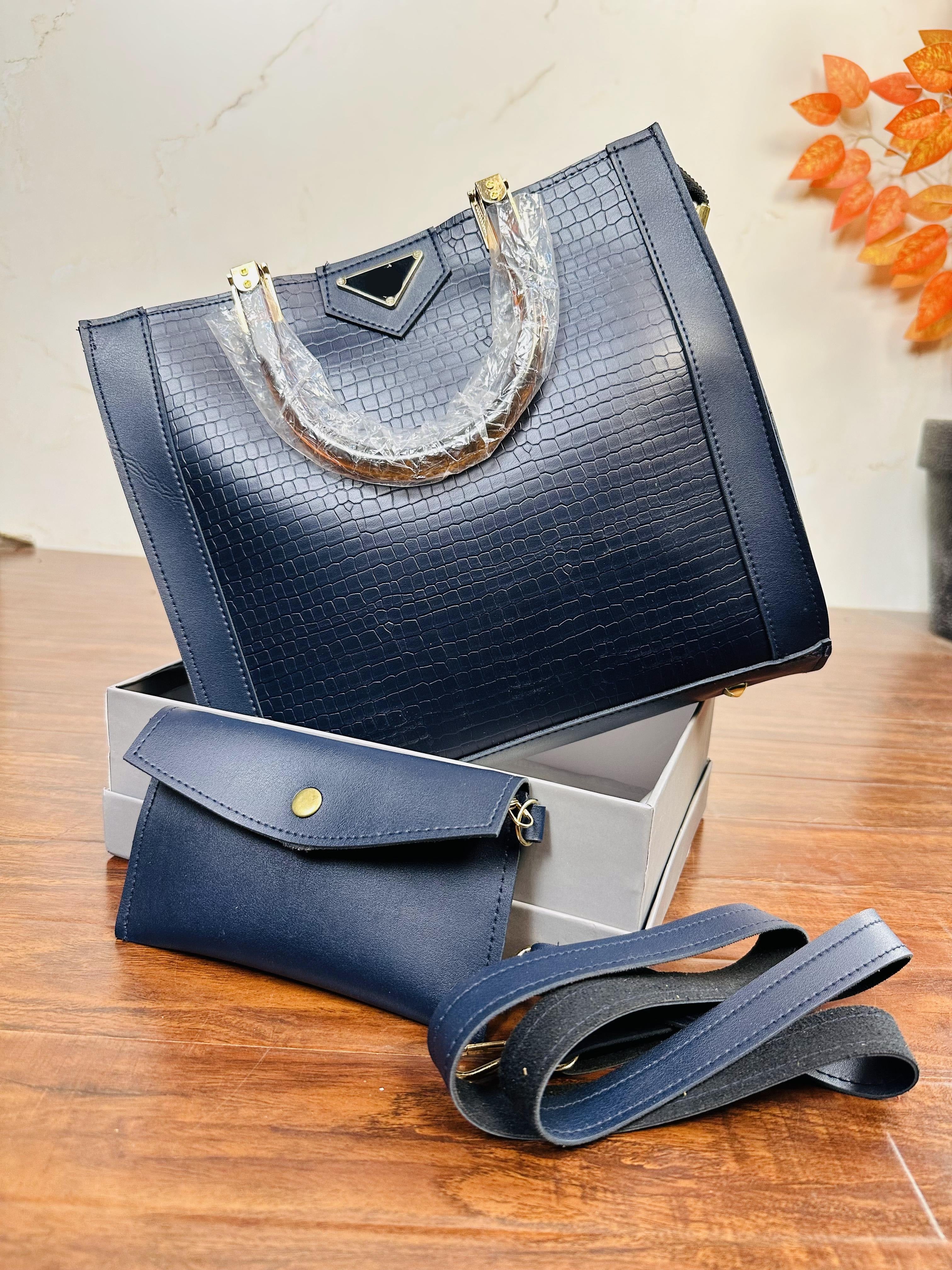 Beautiful Blue Color Handbag For Girls/Women