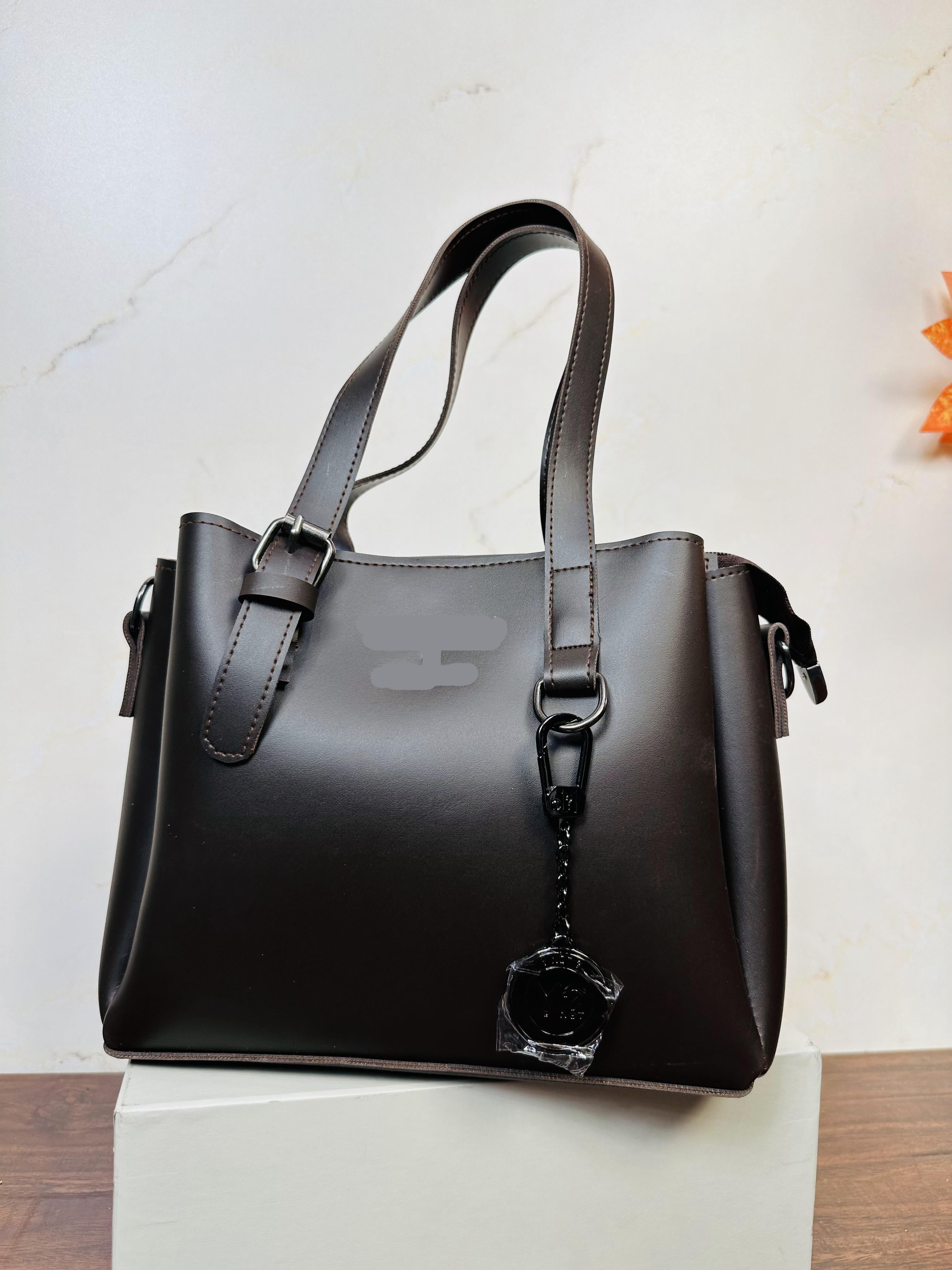 Unique Dark Brown Color Handbag For Girls/Women