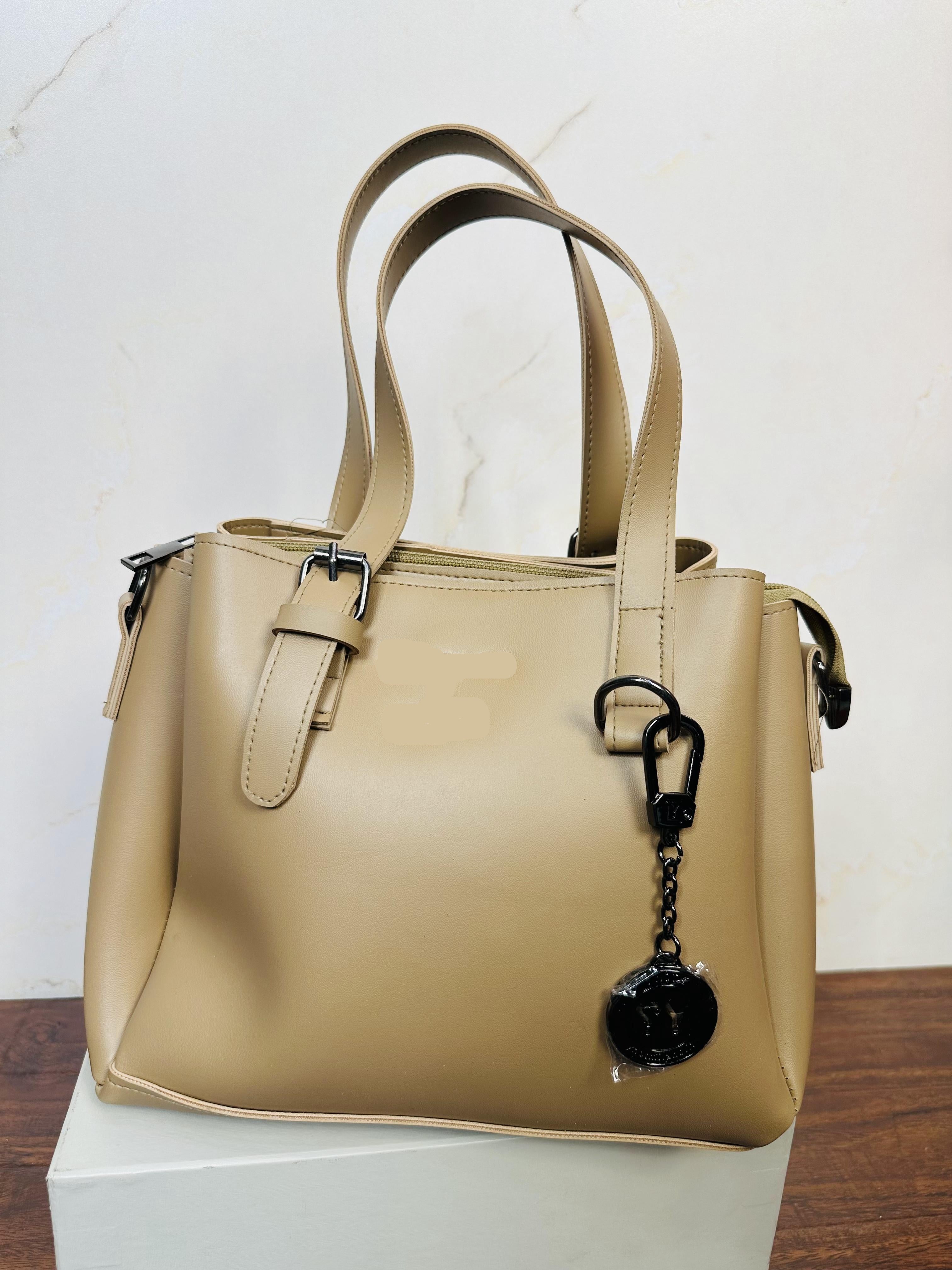 Unique Cream Color Handbag For Girls/Women