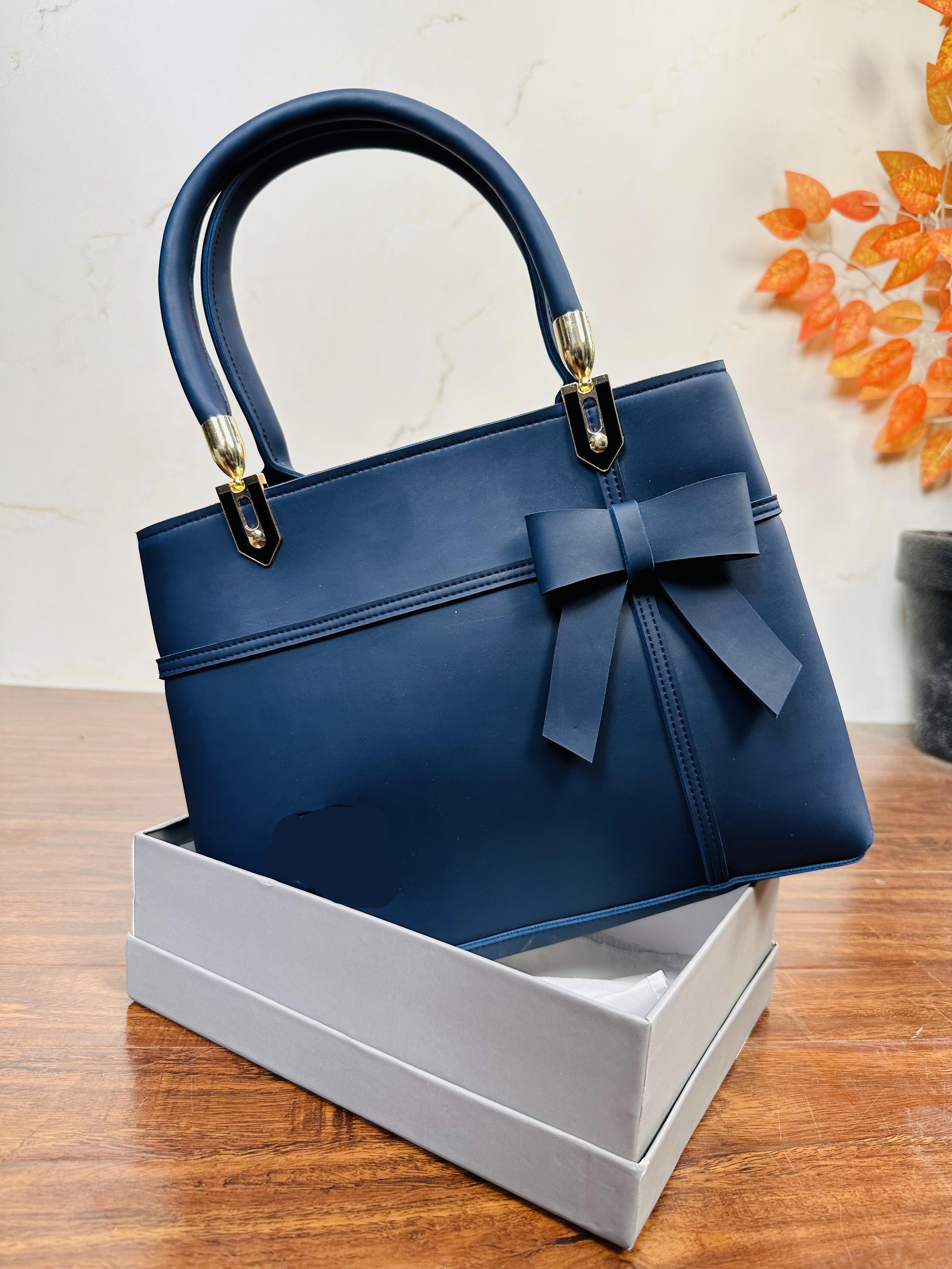 Stylish Blue Color Handbag For Girls/Women