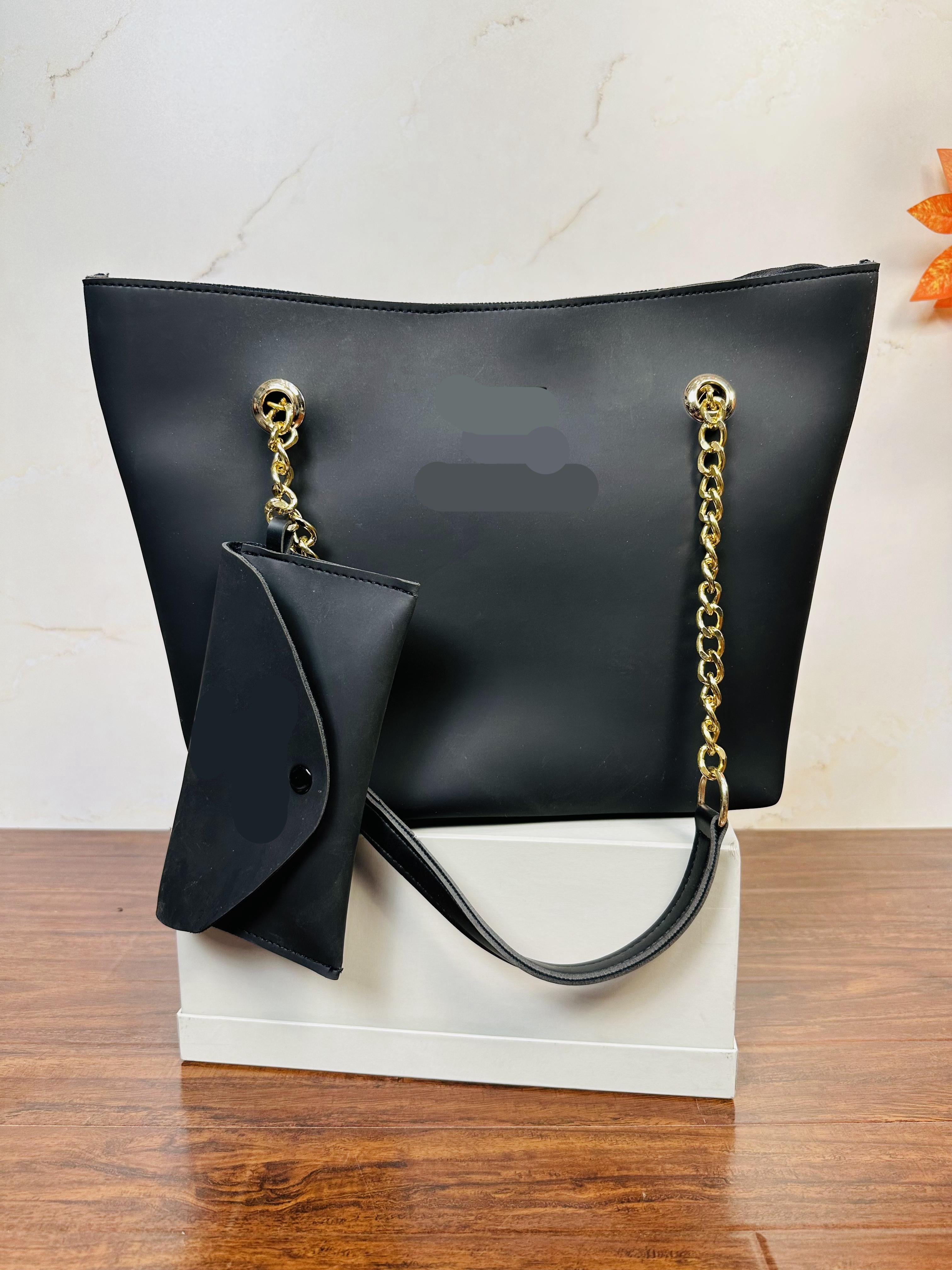 Stylish Black Color Handbag For Girls/Women